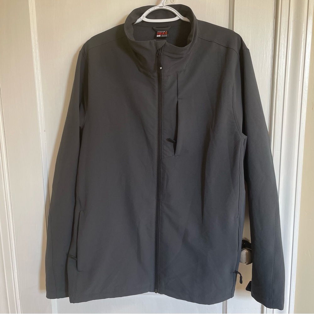 32 Degrees Men's Charcoal Zipper Jacket Size Large